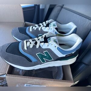 New Balance 997H Men's Gray, Blue, and Green Sneakers